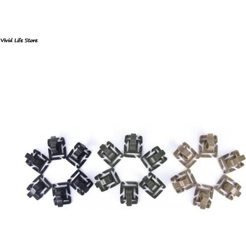 1/5pcs Rotatable Molle Hydration Bladder Drinking Straw Tube Hose Webbing Clip Water Pack Bag Drinking Tube Clip