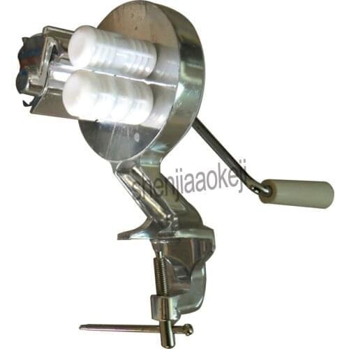 1pc Silver Aluminum Alloy Spaghetti Pasta Maker Manual Fettuccine Noodle Press Machine Home Kitchen Pasta Cooking Helper New