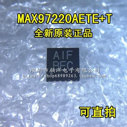 100% New&original In Stock MAX97220AETE+T QFN :AIF