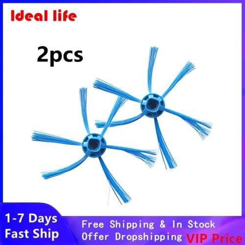 2pcs Blue Side Brushes For Philips FC8796 FC8794 FC8792 Robot Vacuum Cleaner Side Brush Replacement Household Cleaning Tool
