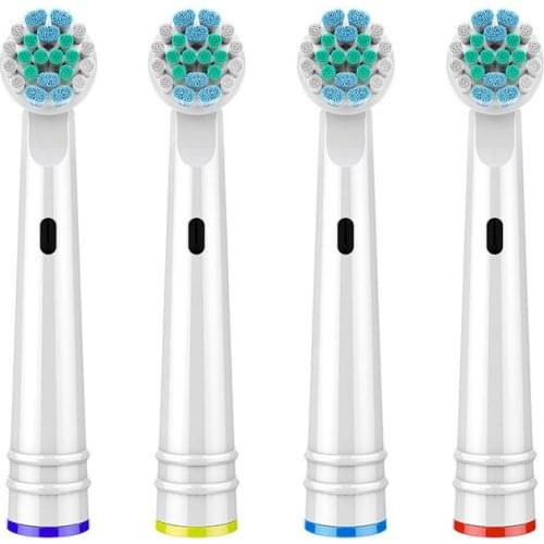 Oral B Electric Toothbrush Heads Replaceable Brush Heads For Oral B Electric Advance Pro Health Triumph 3D Excel Vitality 4pcs