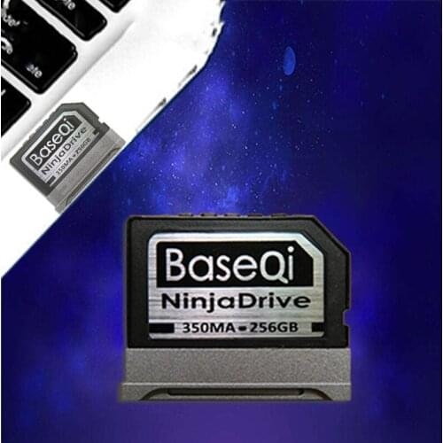 Original BaseQi Aluminum Minidrive with 256GB Storage for Microsoft Surface Book I/II 13.5inch