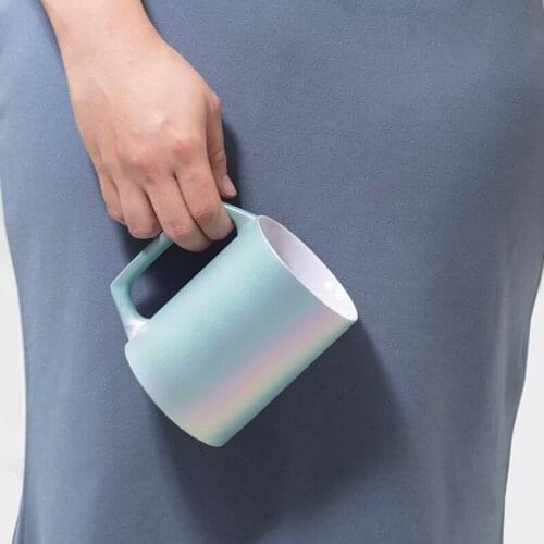 Cup Special-Interest Design High Sense Ceramic Cup Mug Creative Dream Colorful Water Cup