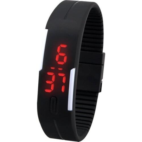 Simple women Men watch Hand Ring Watch Led Sports Fashion Electronic Watch New fashion trend touch LED bracelet watch