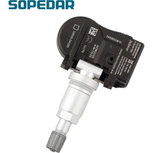 SOPEDAR Car Tire Pressure Monitoring Sensor TPMS 433Mhz 52933-D4100 For KIA Optima Sportage Hyundai Elantra I30 I40 Genesis