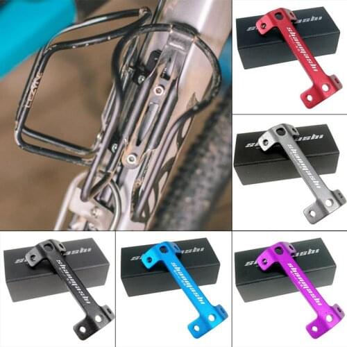 Bicycle Bottle Cage Extender Double Head Bottle Cage Mountain Bike Cup Holder Frame Double Kettle Holder Water Bottle Holder
