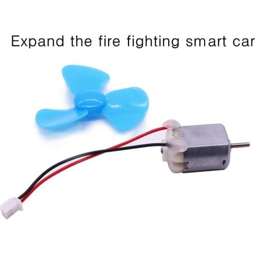 DIY 130 dc motor small fan,DIY SCM Smart car,Expand the fire fighting smart car