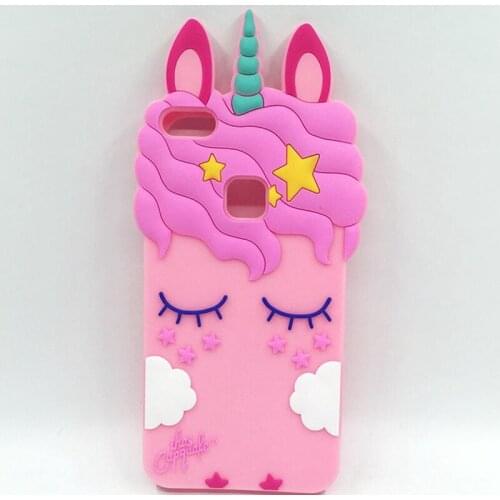 Pink Unicorn Cat Case For Huawei P8 Lite 2017 Cute Silicone Cover Soft Coque For Huawei P10 Lite Capa For Huawei P9 Lite 2017