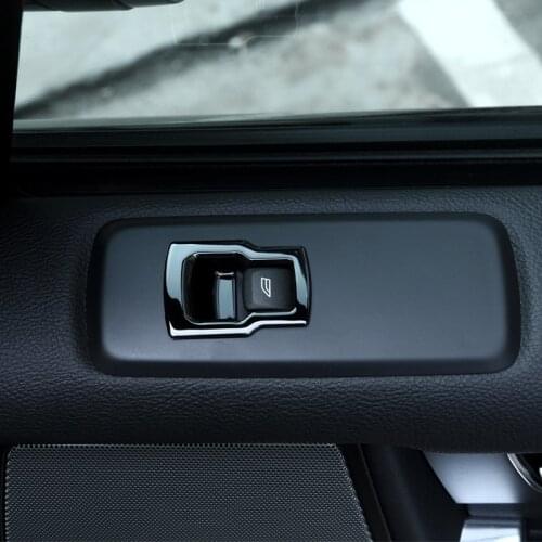 For Land rover Discovery 4 LR4 2010-2016 ABS Gloss Black Window Lift Button Cover Trim For Range Rover Sport 2009-2013