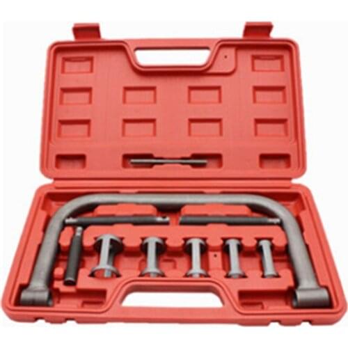10pc/1set Valve spring compressor set Installer Removal Tool
