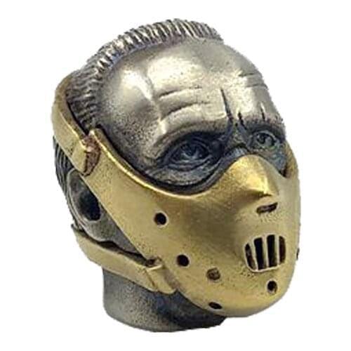 Outdoors DIY Tools EDC White Brass Hannibal Knife Beads Lanyard Pendants Key Rings Accessories