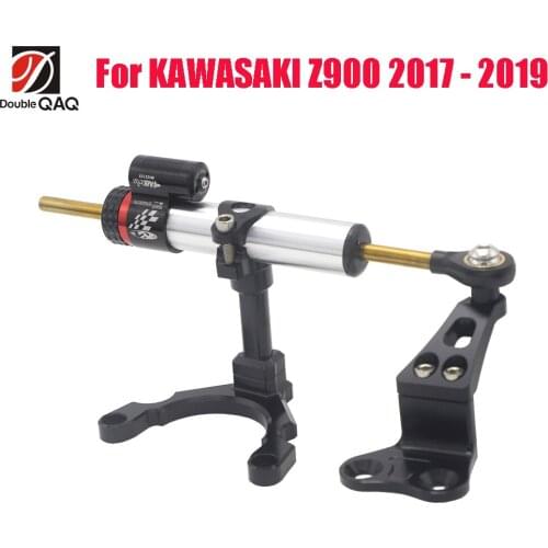 Motorcycle Steering Damper Bracket Mount for Kawasaki Z900 2017-2019 Moto Steering Stabilize Support 2018