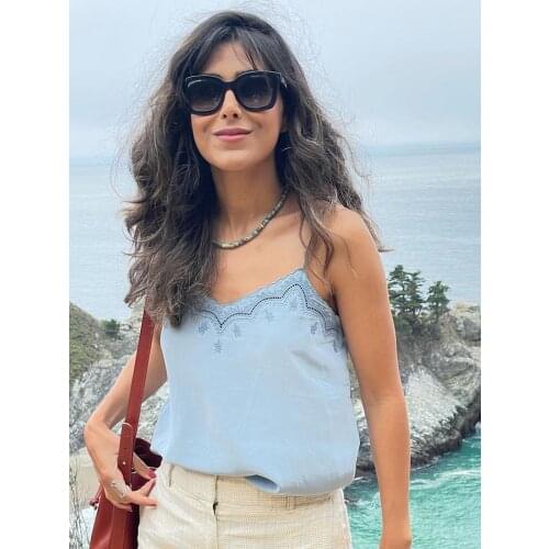 Женские шелковые топы La melancolie China At AliExpress
