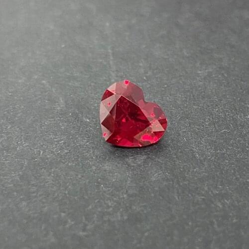 Moisangna Lab Grown Ruby and Sapphire Hear Shape 5mm to 14mm Gemstones Wholesale Price