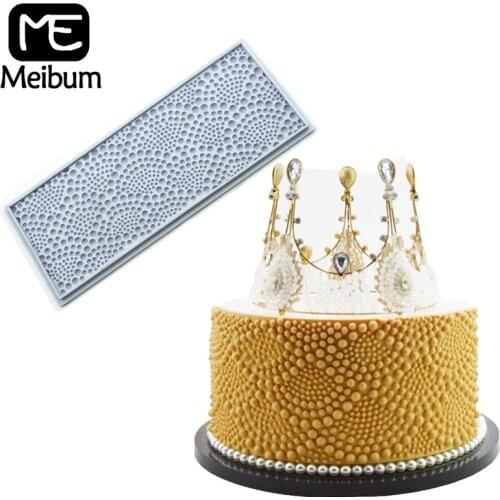 Meibum New Style Pearl Paste Sugar Craft Border Decorating Fondant Cake Mold Wedding Pastry Chocolate Mould Baking Tools