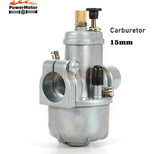 Motorcycle 15mm Carburetor Carburador Puch Moped Bing Style Carb FOR Stock Maxi Sport Luxe Newport Cobra Carburettor Engines E50