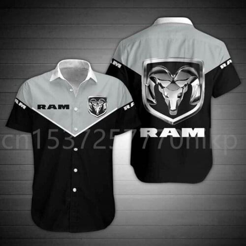 2021 Spring&summer New RAM Mens Shirt 3D Anime Oversize T-shirt Top High Quality Button Cardigan Harajuku Casual Mens Clothing