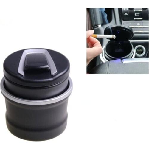 Car Ash Tray Ashtray Storage Cup With LED For Ford Focus Kuga Fiesta Ecosport Mondeo Escape Explorer Edge Mustang Fusion Flex
