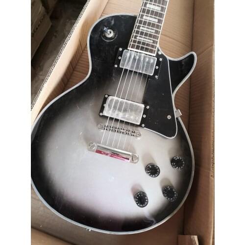 Custom shop rosewood fingerboard. Electric guitar white Cherry red silver gray guitar 67