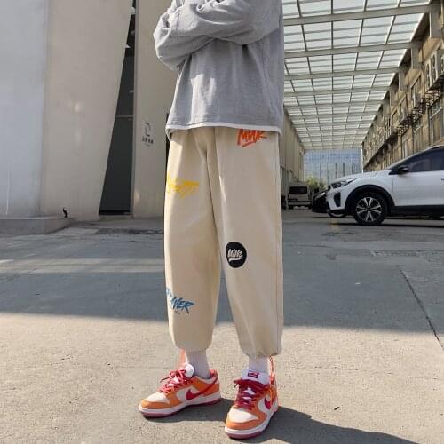 Casual Trousers Joggers Pants 5Xl Men Print Japanese Streetwear Sweatpants 2021 New Mens Harajuku Baggy Pants Male