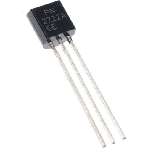 20PCS PN2222A PN2222 TO-92 NPN Crystal Tube 40V0.6A Straight Triode