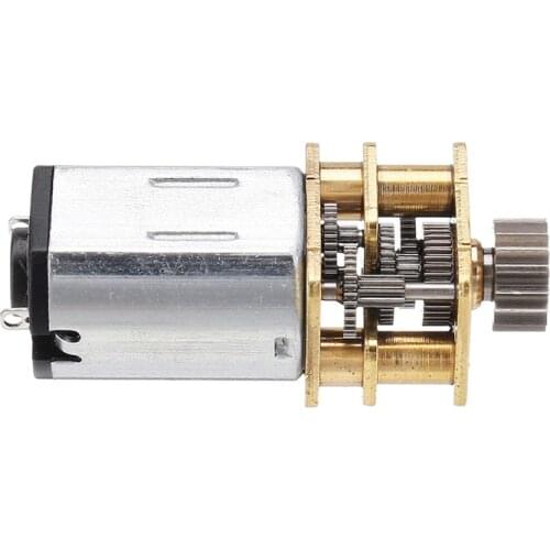 DC 12V 67RPM Cutting Gear Metal Gearbox Micro Gear Motor For 3D Drawing Pen 12mm Gearbox N20 Geared Motor With Wire Cutting