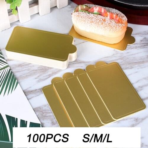 Pack of 100 Cake Boards Decorative Disposable Cake Pizza Circle Cardboard Cake Cardboard Cake Paper Boards