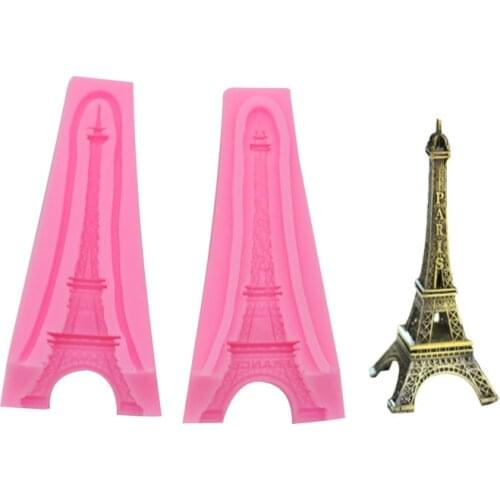 Iron Tower Fondant Silicone Mold Baking Tool 15-279
