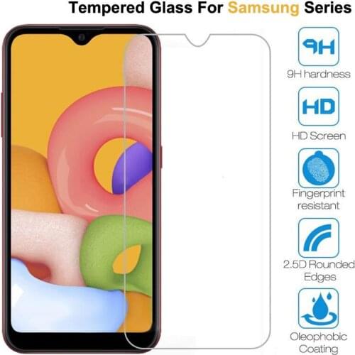 1-3PCS Tempered Glass Screen Protector glass for Samsung a20s A31 A40 A50S m01 M20 glass protective armored safety Glass Film
