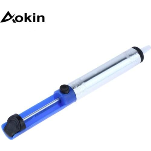 1pc Aluminum Metal Desoldering Pump Suction Tin Soldering Sucker Pen Removal Vacuum Soldering Iron Desolder Tools New