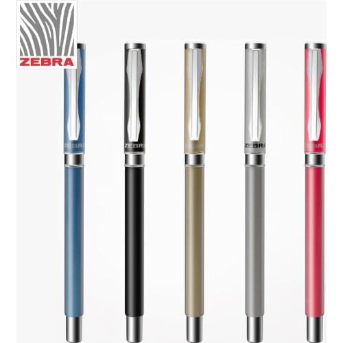 1pcs ZEBRA C-JJ4-CN Gel Pen Metal Heavy Hand Signature Pen Business Gift Metal Signature