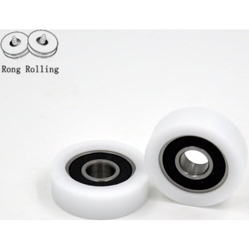 10*35*11 Sliding nylon roller with bearing inner diameter 8mm,Packaged plastic bearings POM pulley diameter 35mm,thickness 11mm
