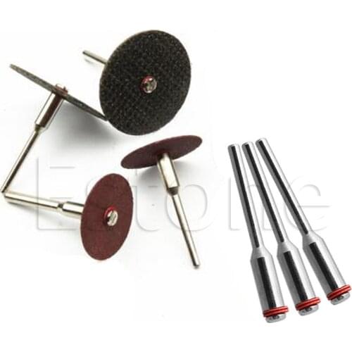 10Pcs 3mm Steel Screw Mandrel Shank Cut-off Wheel Holder For Dremel Shaft Tool New 2019