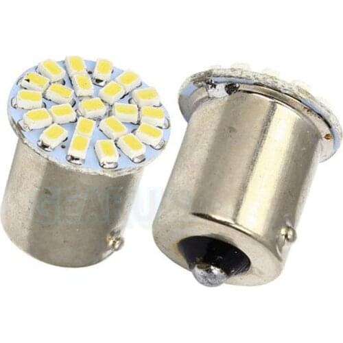100pcs S25 22 LED 1156 BA15S P21W 1206 22 SMD 12V Auto Car Turn Lamp Reverse Tail Light Parking Light Turn Led Car Led Bulbs