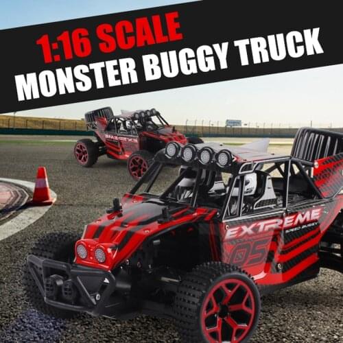 JTY Toys RC Car 4WD Bigfoot Rock Climbing Off-Road Vehicle 25km/h High Speed Remote Control Cars Buggy For Children Adults