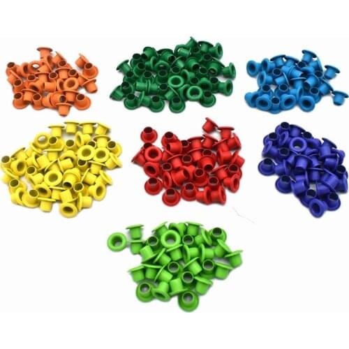 3mm Tiny Eyelet in 7 color Brass Eyelets Grommets Metal eyelet For DIY Clothing Scrapbooking Craft Projects 100pcs