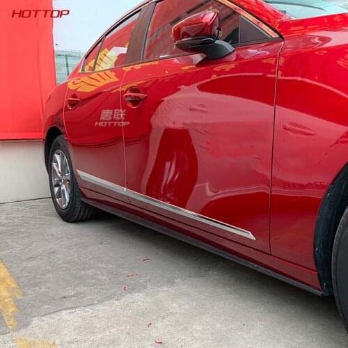 ABS Sliver Side Body Trim Decoration Trim for Mazda 3 Axela 2020