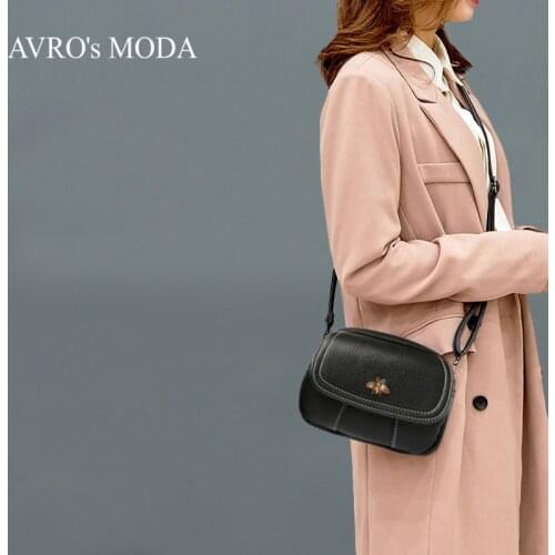 AVROs MODA Fashion Small Shoulder Bags For Women 2020 Ladies Casual Designer Retro Pu Leather Crossbody Handbags Mini Flap Bag