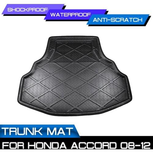 Car Floor Mat Carpet Rear Trunk Anti-mud Cover For Honda Accord 2008 2009 2010 2011 2012