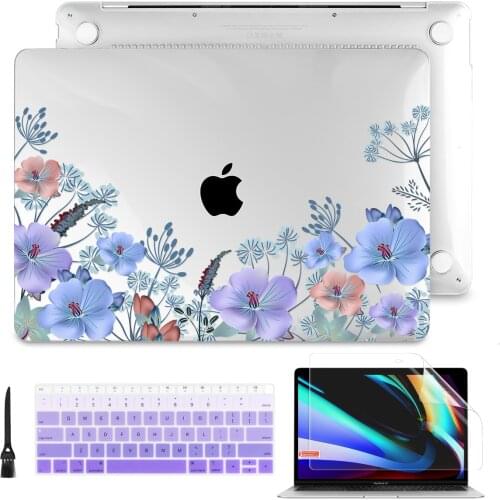 Case with 3 free fit For Macbook Air Pro 13 inch Mac Book 13 15 16 inch Touch Bar/Touch ID 2020 A2179 A2338 M1 A1932 A2289
