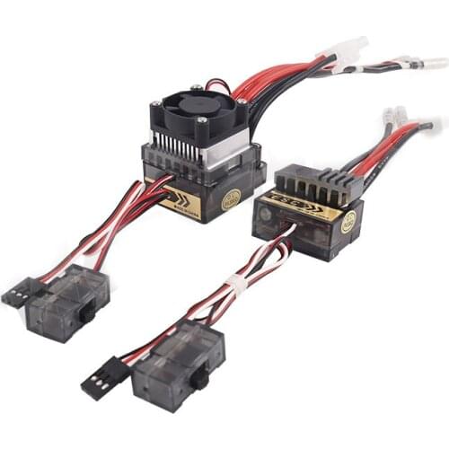 320A 12V Two-way Bidirection Brushed ESC Electric Speed Controller Spare Parts for DIY RC Boat/1/10 1/16 RC Crawler Car Models