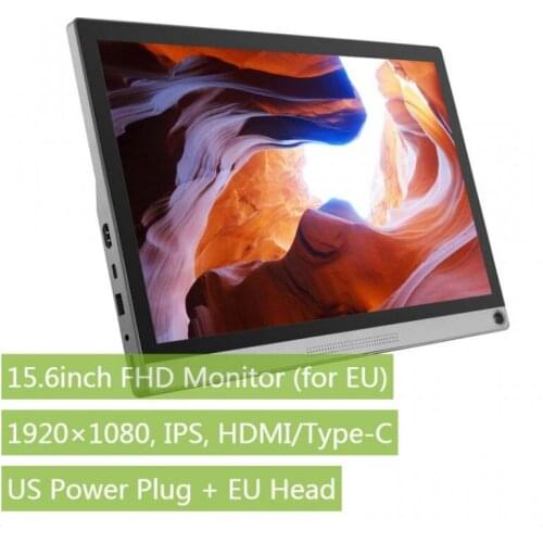 15.6inch FHD Monitor (for EU) 1920×1080 resolution Full HD,IPS, HDMI LCD Support for Various Host Devices