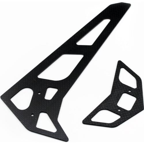 Gartt 700 Carbon Fiber horizontal/vertical tail fin For Align Trex 700 RC Helicopter