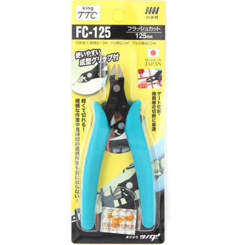 Made in Japan,King TTC FC-125 Mini Diagonal Cutting Pliers Model Tool