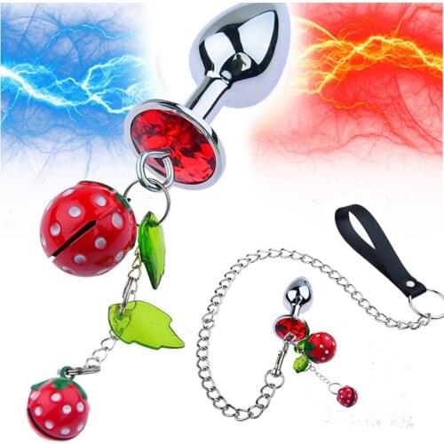 Small Size Adults Plug Anal Sex Metal Heart Crystal Butt Plug With Jewelry Erotic Toy Prostate Massager Sex Toys For Woman Men