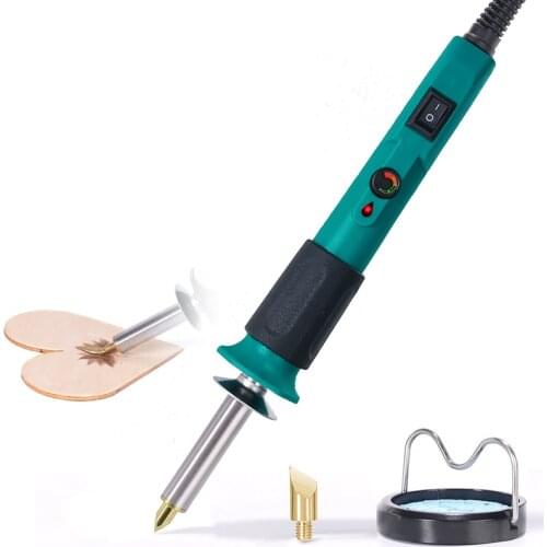 Wood Burning Carving Pyrography Pen Kit 25W Adjustable Temperature Soldering Iron Welding Wood Embossing Burning Repair Set