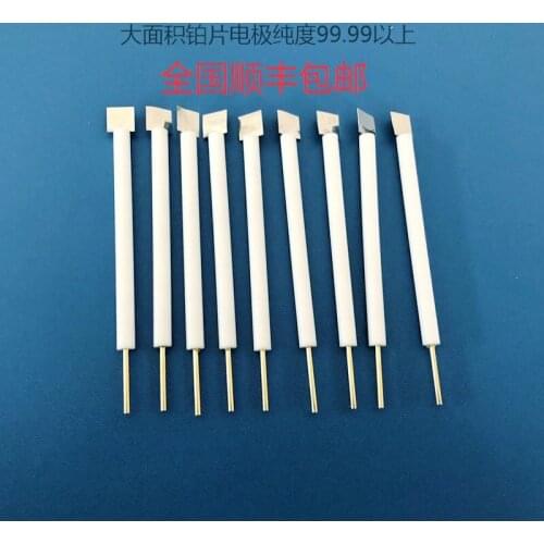 Pt210 platinum electrode 10*10*0.1mm platinum electrode with purity 99.99Pt auxiliary counter electrode