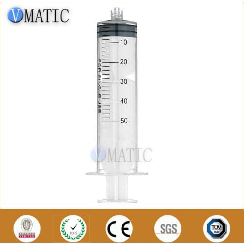 Free Shipping Non-Sterilized 20Pcs 50Ml/Cc Dispensing Plastic Liquid Dispenser Manual Syringe