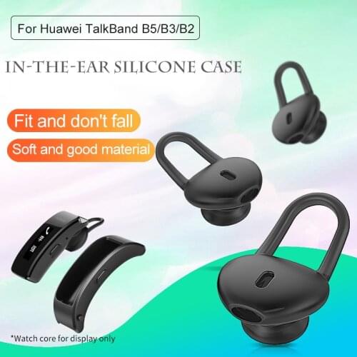 In-the-ear silicone case For HUAWEI TalkBand B6 B5 B2 B3 Lite Bluetooth Headphone Earpads Silicone Replacement Earbuds Ear Pads