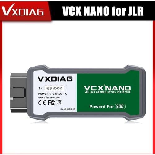 VXDIAG VCX NANO for Land Rover and Jaguar Software SDD V159 Offline Engineer Version